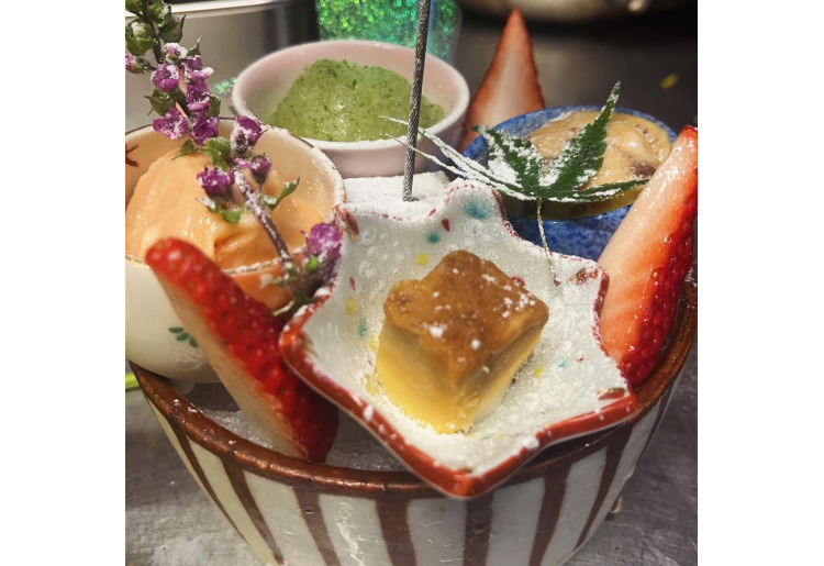 本日のデザート盛り合わせ